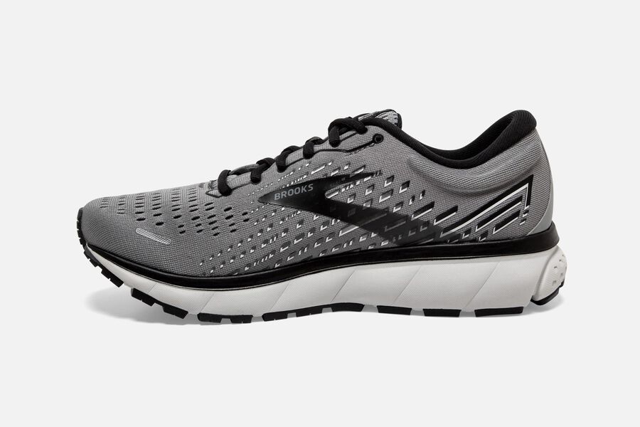 Brooks Israel Ghost 13 Road Running Shoes Mens - Grey/Black - PWZ-894725